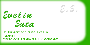 evelin suta business card